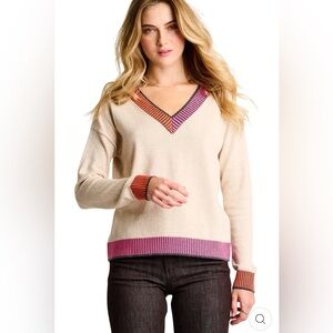 LISA TODD RIBBED & READY SWEATER, Size L